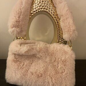 Tan Fluffy Night Forever 21 Purse
